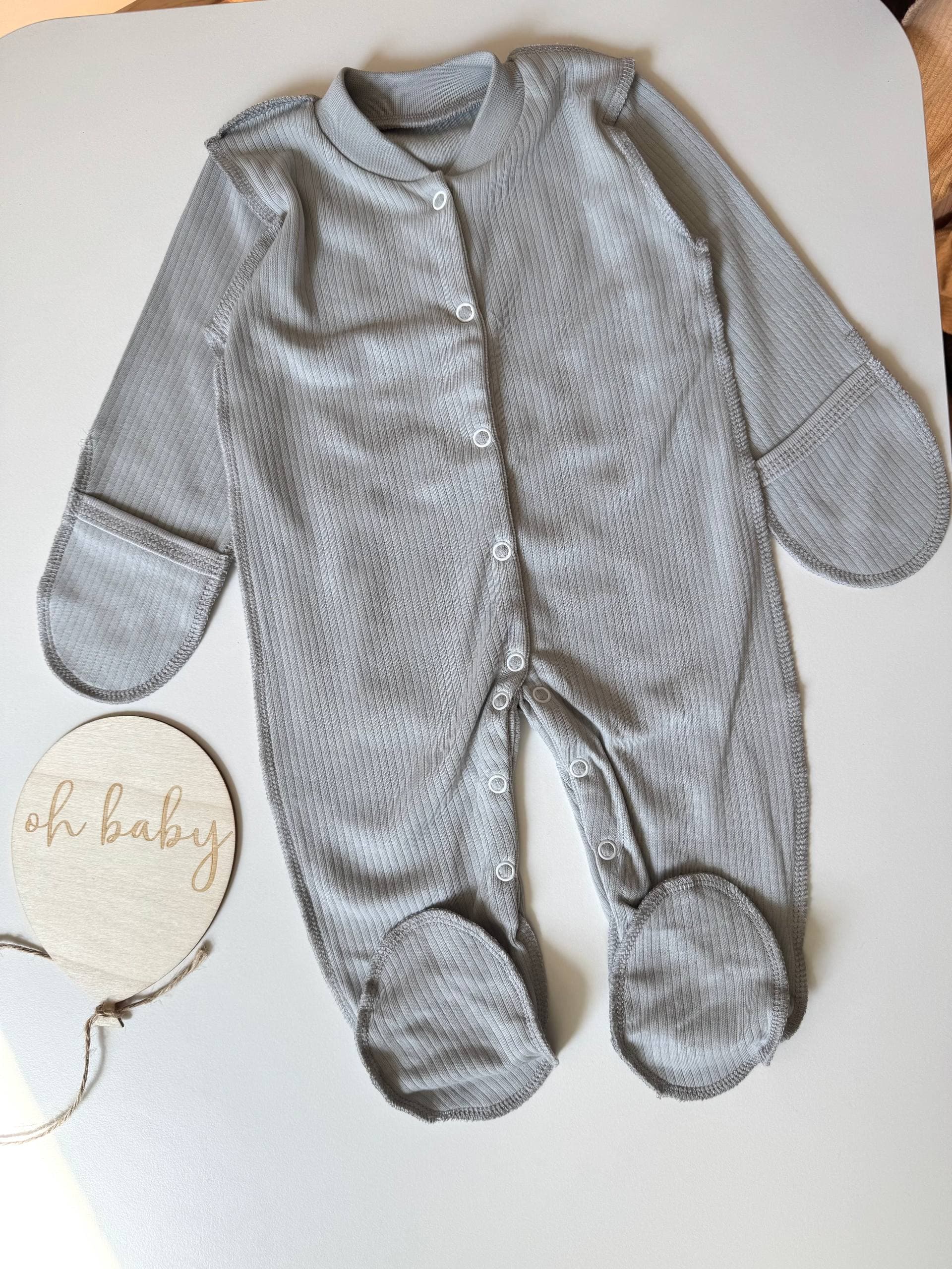 Чоловічок для немовлят інтерлок 62-68 - Головне фото | Дитячий одяг Store Olivka