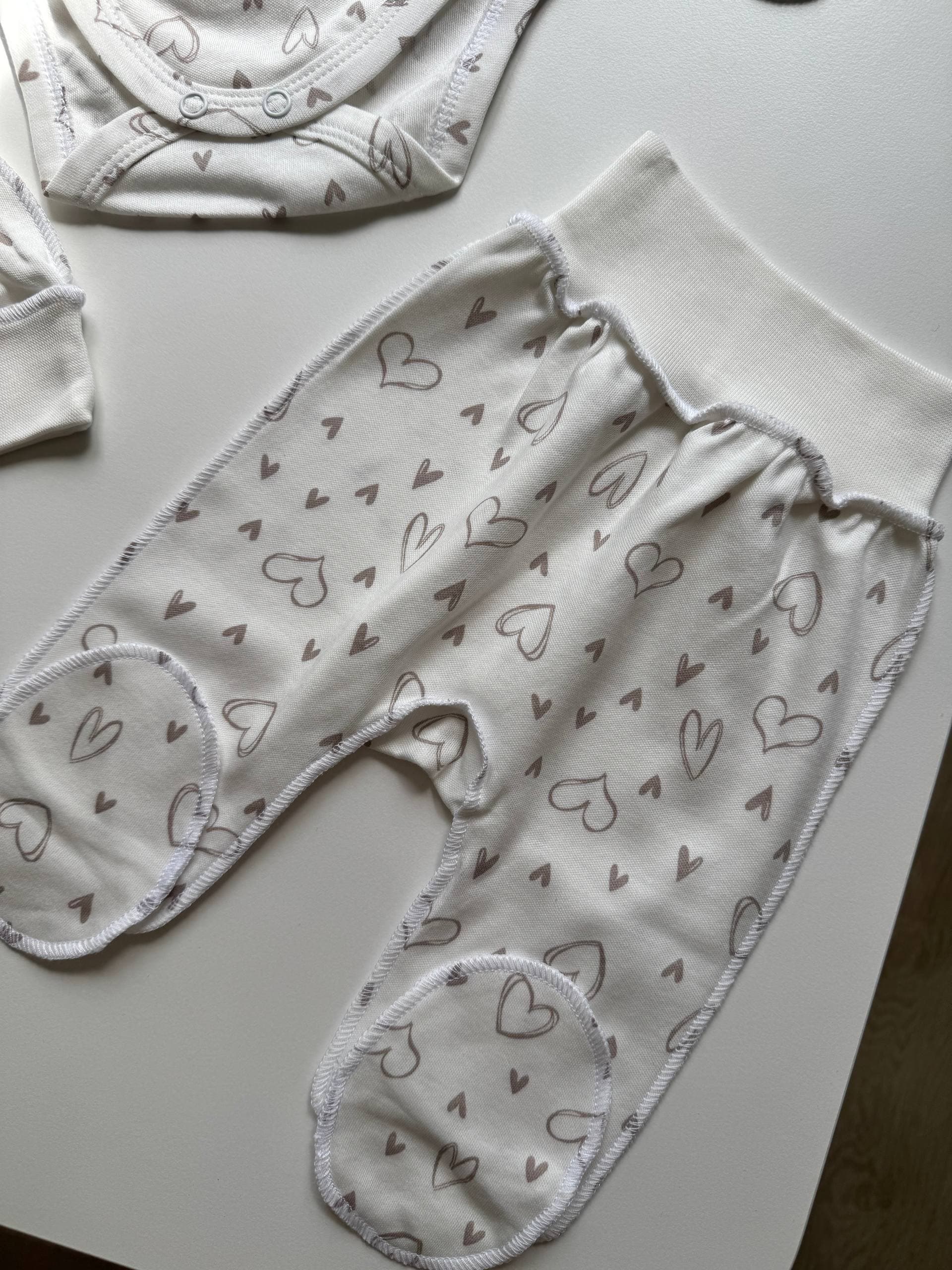 Комплект для новонароджених інтерлок 56 - Фото 4 | Дитячий одяг Store Olivka