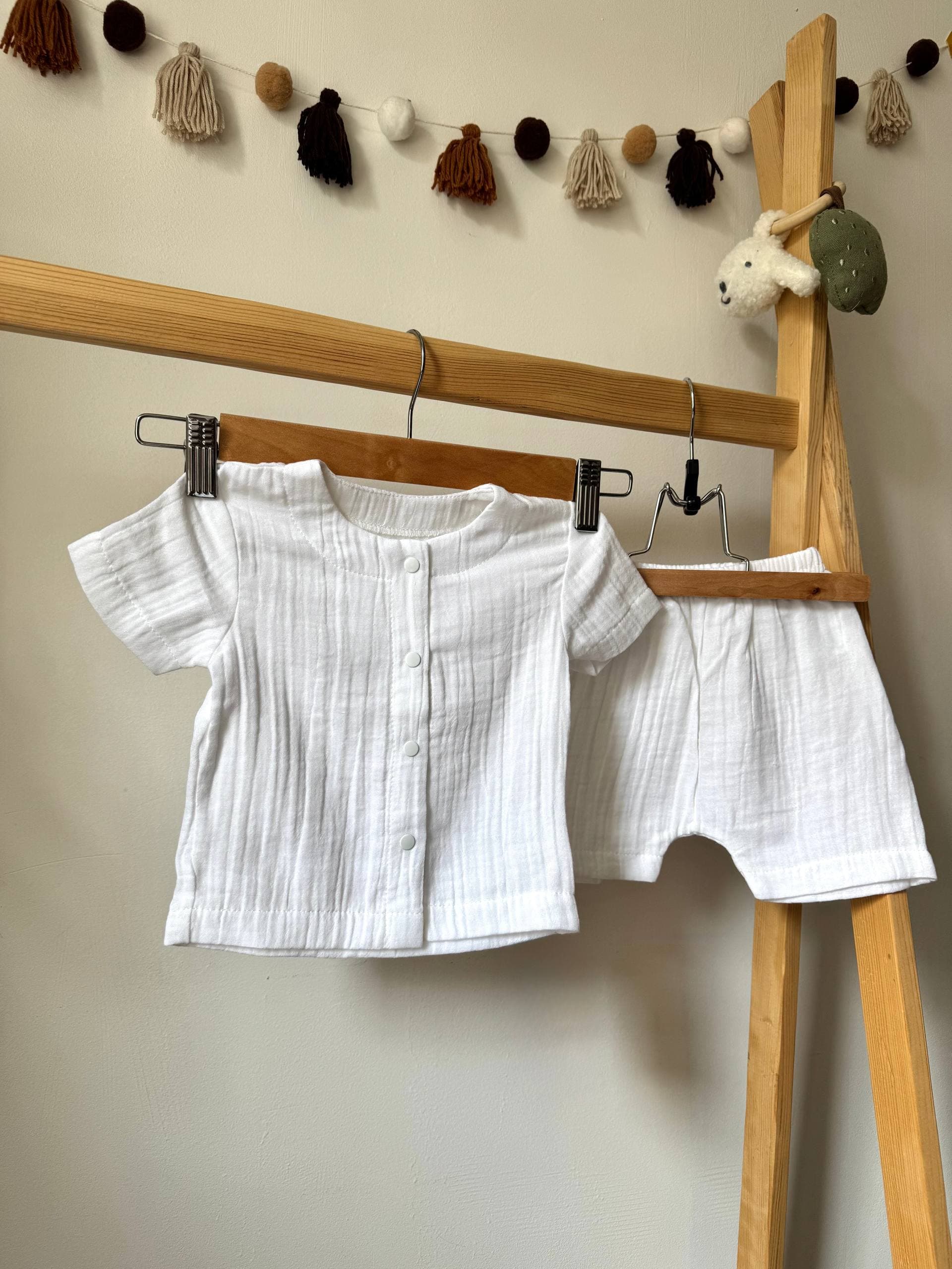 Дитячий костюм муслін 68