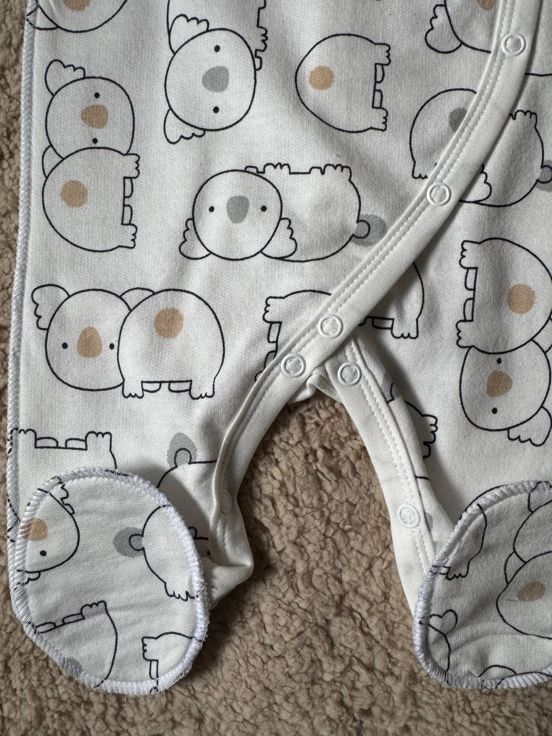 Чоловічок для новонароджених футер 56 - Фото 2 | Дитячий одяг Store Olivka