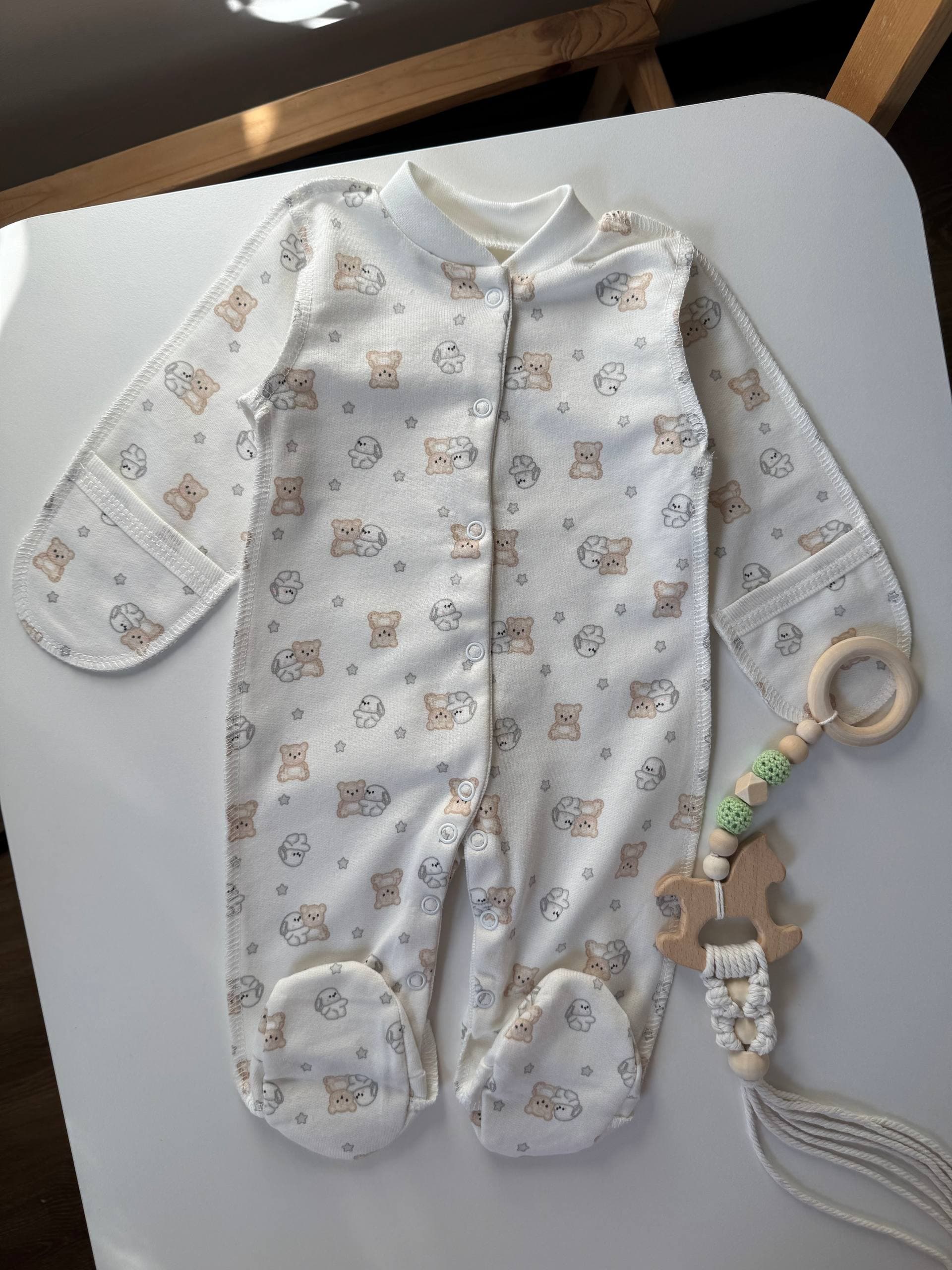 Чоловічок для новонароджених футер 56-62