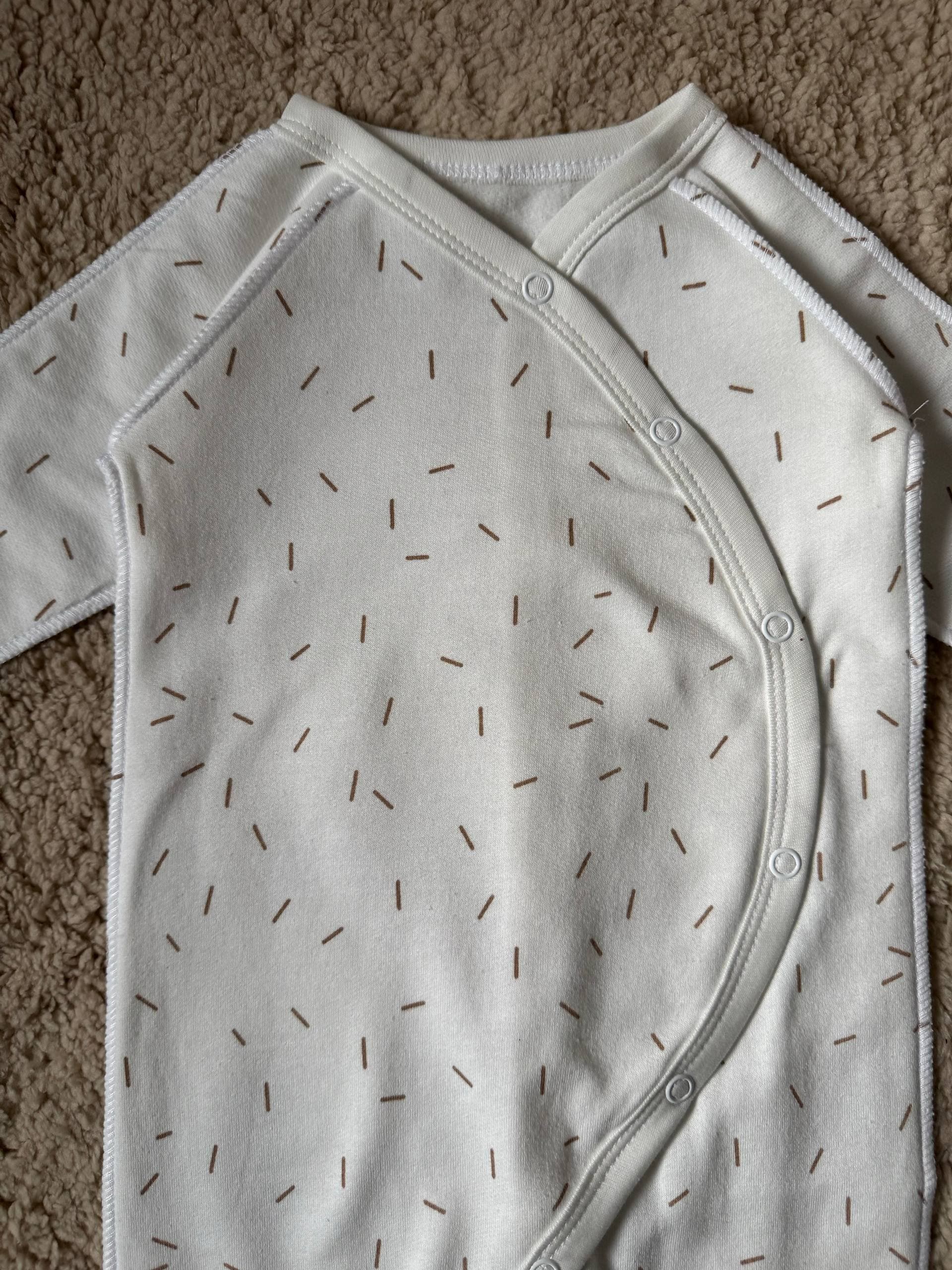 Чоловічок для новонароджених футер 56 - Фото 3 | Дитячий одяг Store Olivka