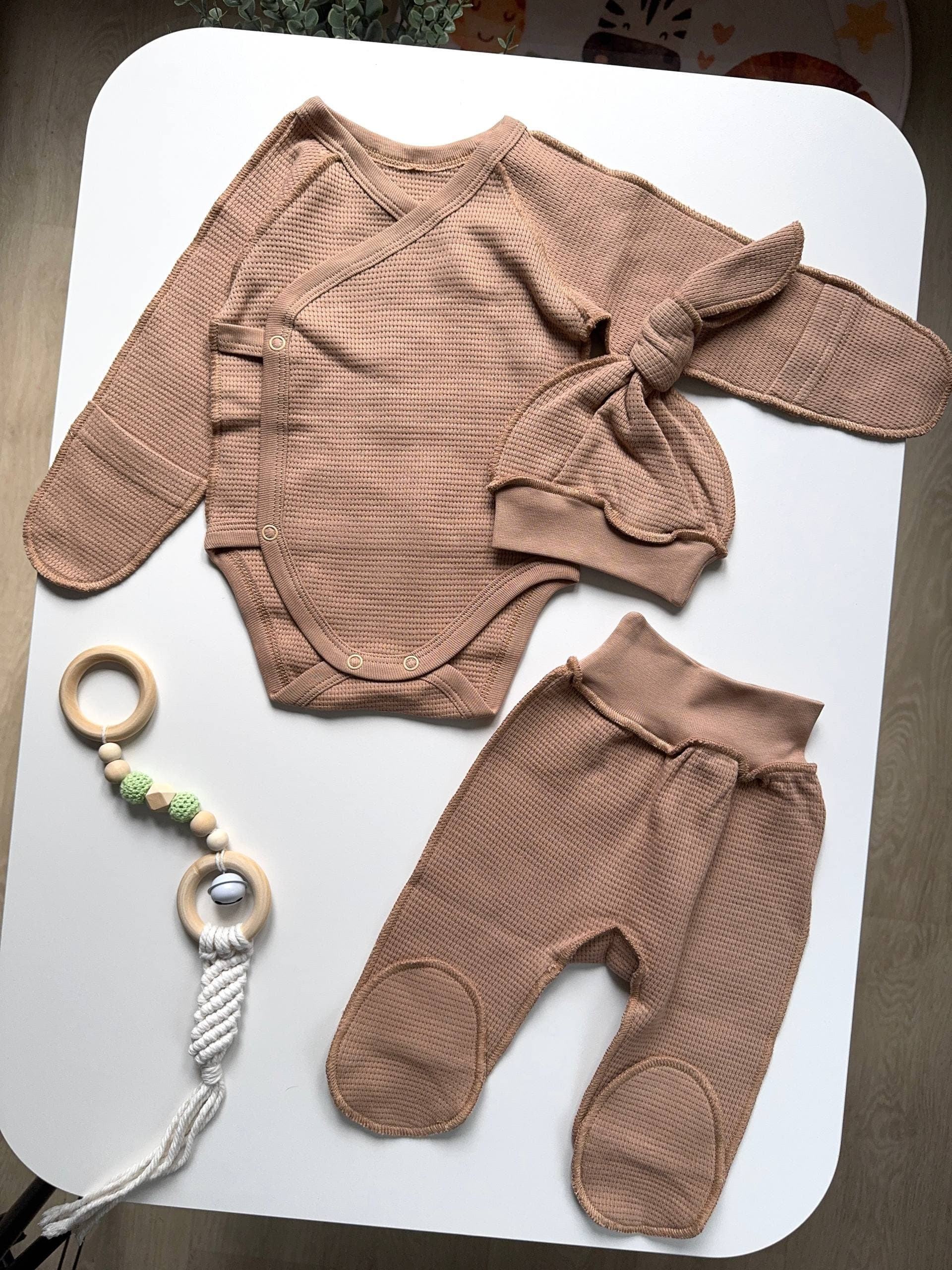 Комплект для новонароджених бавовна 56 - Головне фото | Дитячий одяг Store Olivka