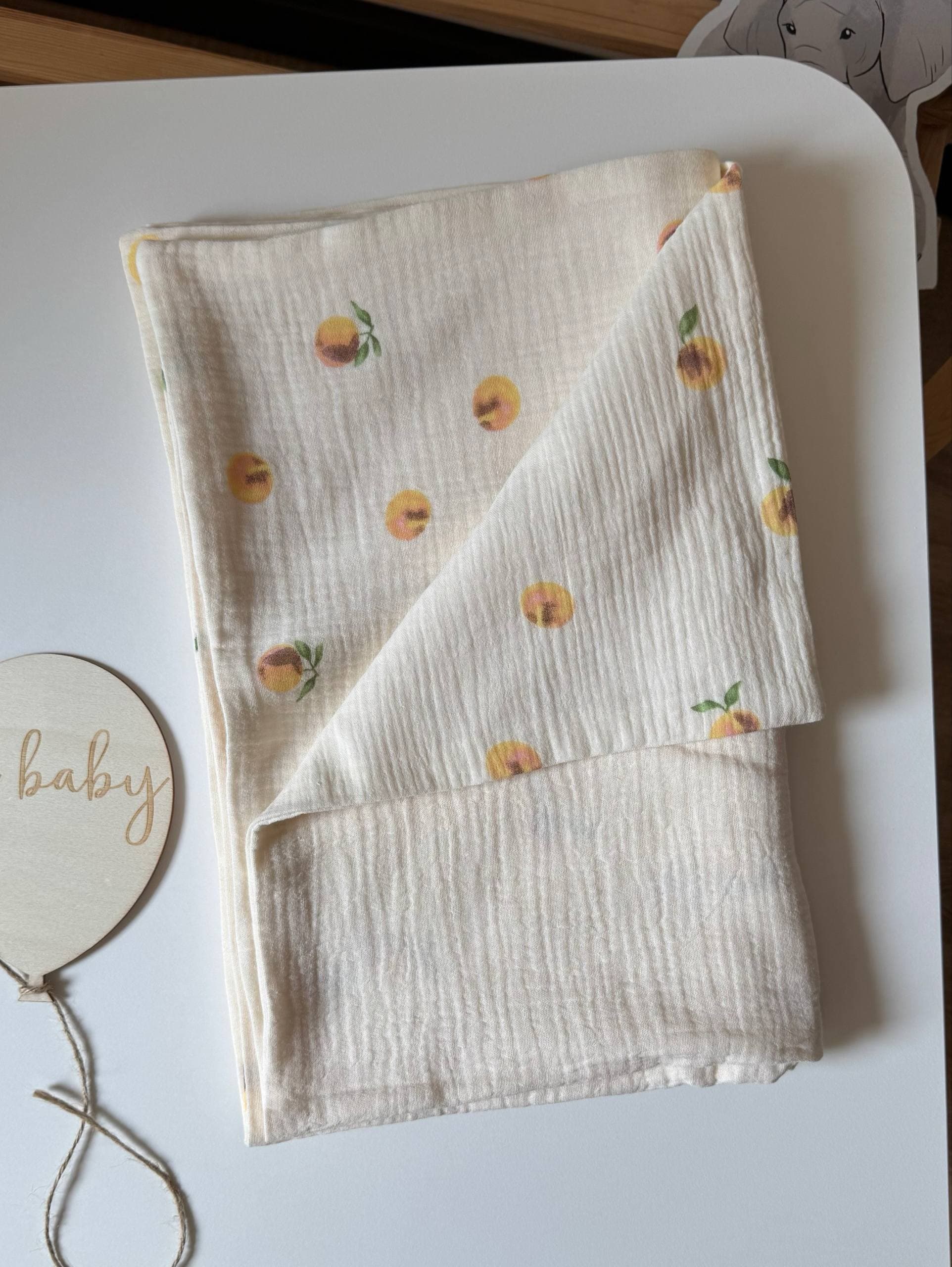 Мусліновий плед для малюків