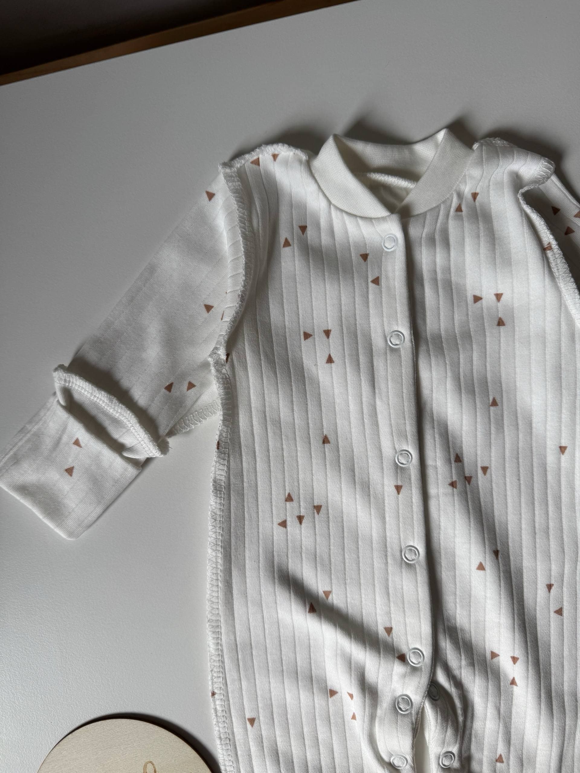 Чоловічок для новонароджених інтерлок 56-62 - Фото 3 | Дитячий одяг Store Olivka