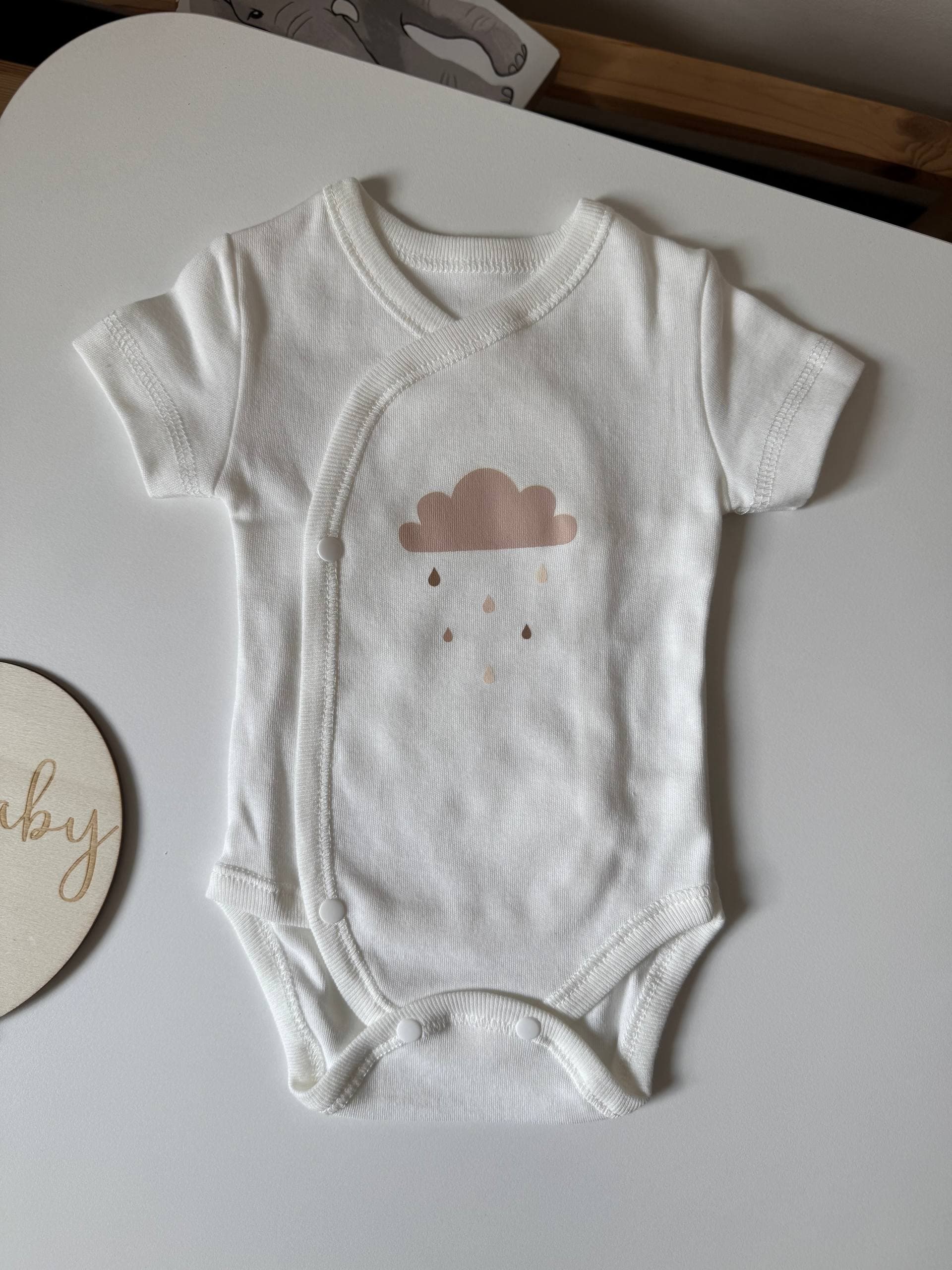 Боді для новонароджених інтерлок 56 короткий рукав