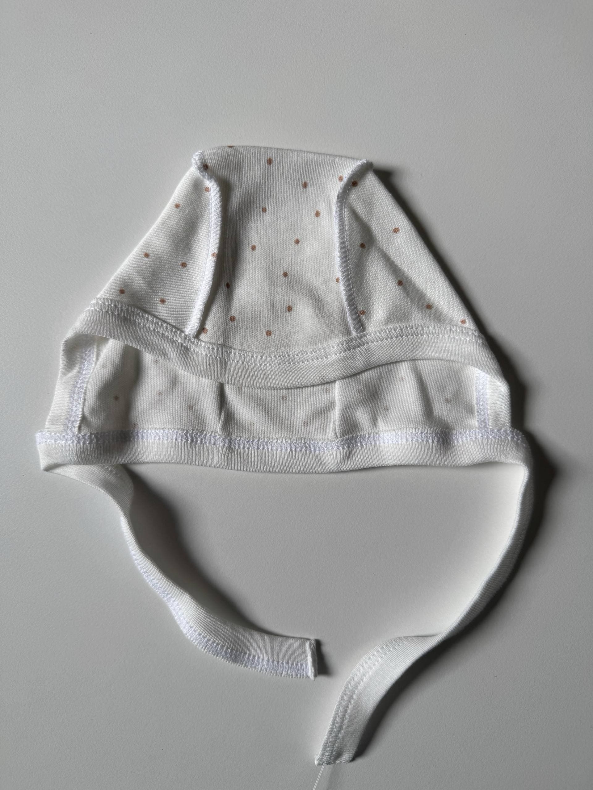 Чепчик для новонароджених інтерлок - Головне фото | Дитячий одяг Store Olivka