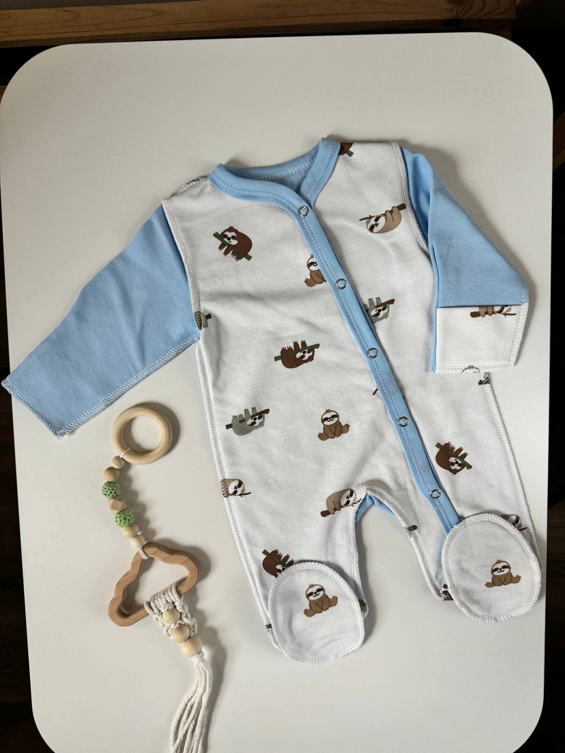 Чоловічок для новонароджених футер 56