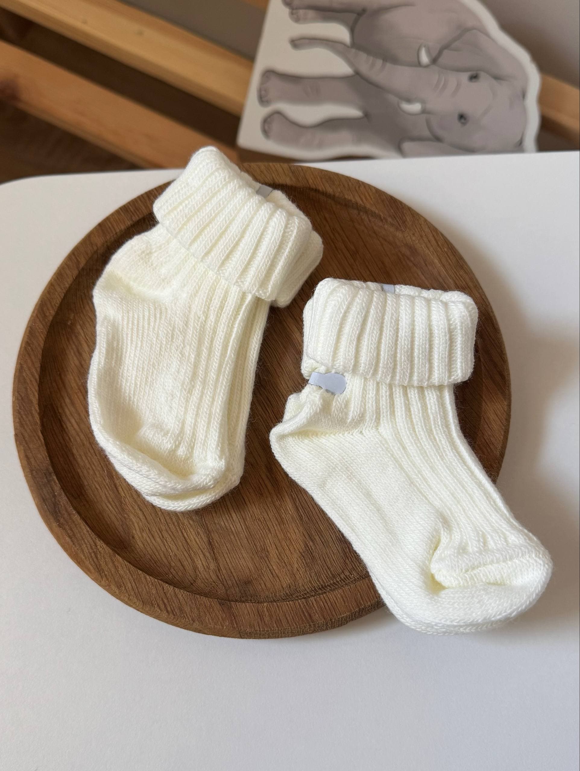 Шкарпетки в'язані 0-6 міс