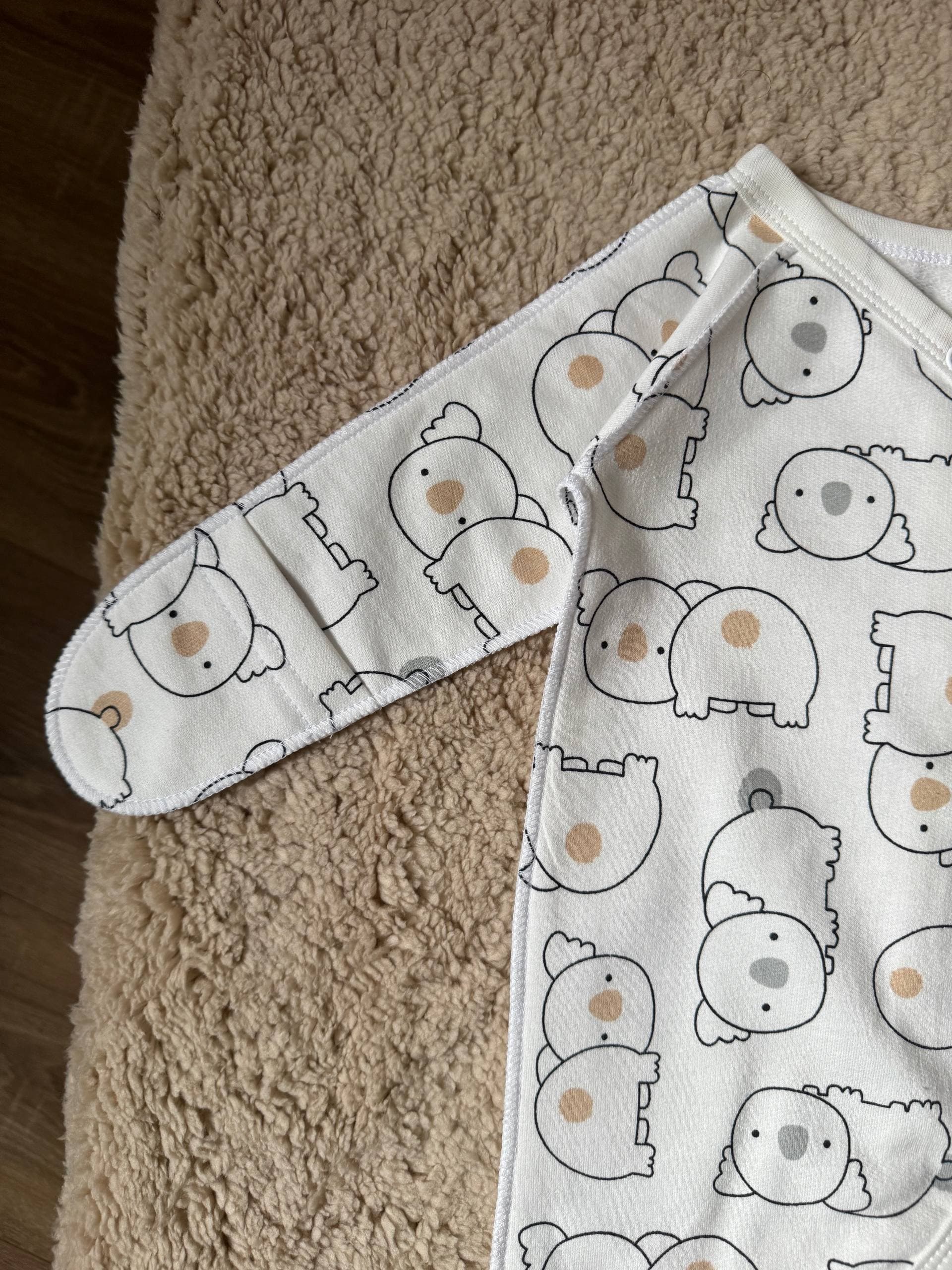 Чоловічок для новонароджених футер 56 - Фото 3 | Дитячий одяг Store Olivka